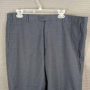 Zanella Mens Wool Dress Pants Gray Italy Size 40 Tailored Trouser